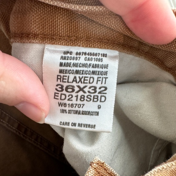 Dickies relaxed fit straight leg tan jeans size 36 x 32 - Picture 9 of 9